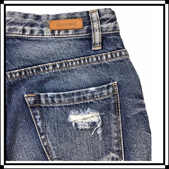 Blank NYC Distressed Cropped Denim Jeans | 24 - Picture 9 of 12